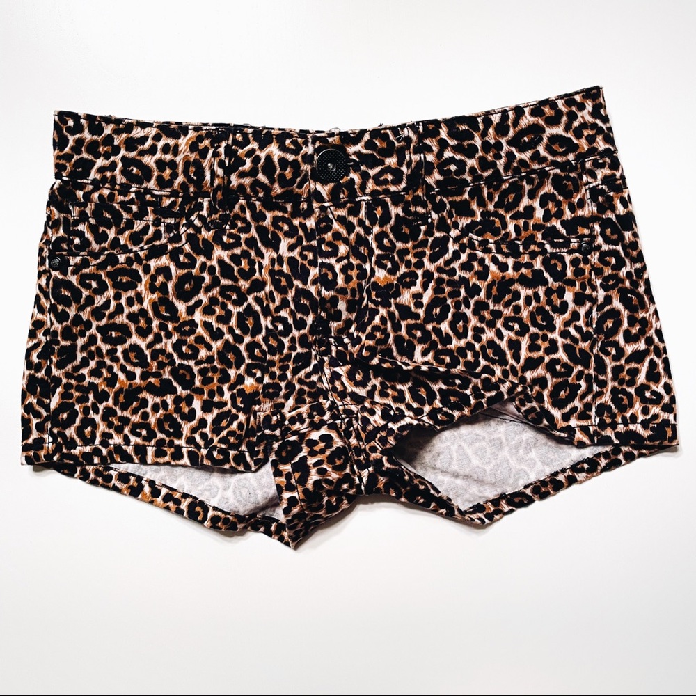 Leopard Print Shorts
